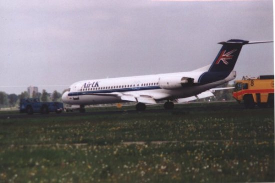 F100 Air UK after aborted take off